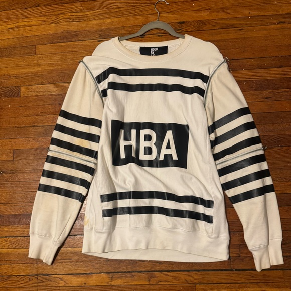 Hood By Air zip off sleeves crew neck
